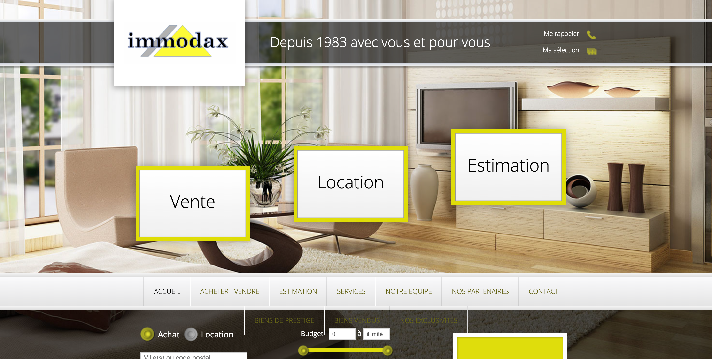 Site classique avant refonte