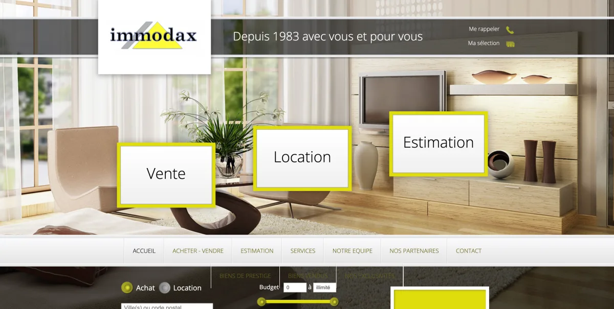 Site classique avant refonte