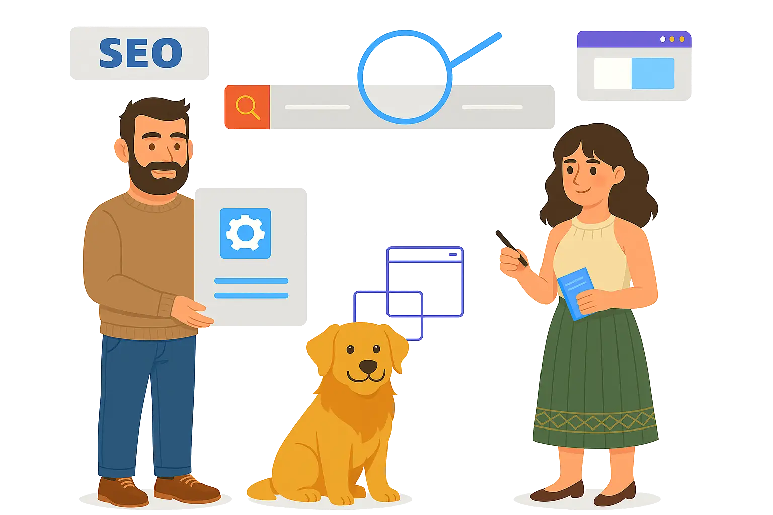 Les modules de La Petite Agence Landaise. illustration